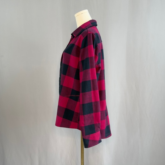 Orvis Pink & Black Checkered Women's Jacket Perfect For Layering - Picture 2 of 7